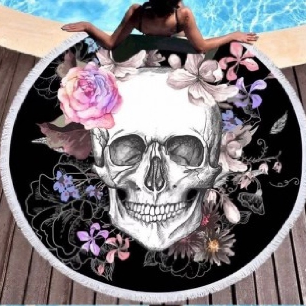 Large Round Beach Towel